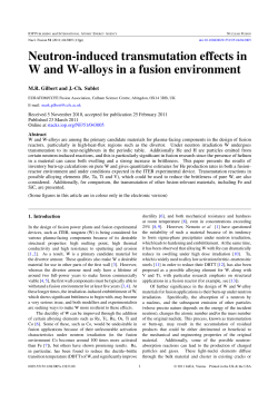 Neutron-induced transmutation effects in W and W