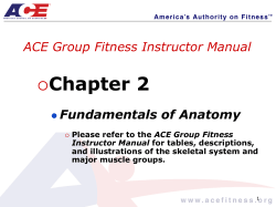 Group Fitness Instructor Exam Review