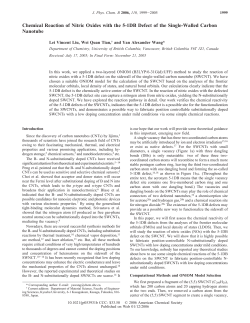 Chemical Reaction of Nitric Oxides with the 5