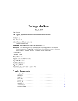 Package `devRate`