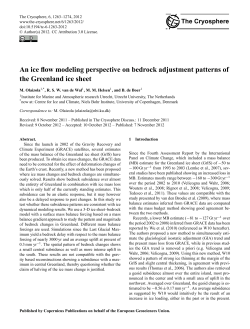 An ice flow modeling perspective on bedrock