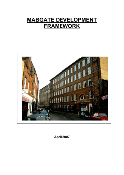 Mabgate Framework - Leeds City Council