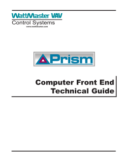 Computer Front End Technical Guide