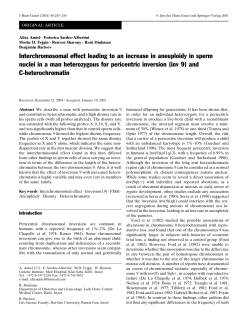 Interchromosomal effect leading to an increase in