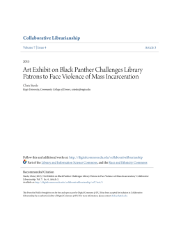 Art Exhibit on Black Panther Challenges Library Patrons to Face