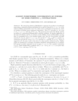 ALMOST EVERYWHERE CONVERGENCE OF POWERS