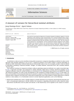 A measure of variance for hierarchical nominal attributes
