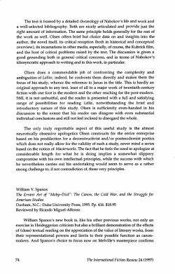 The Errant Art of "Moby-Dick": The Canon, the Cold War, and the