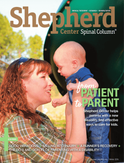 patient parent - Shepherd Center