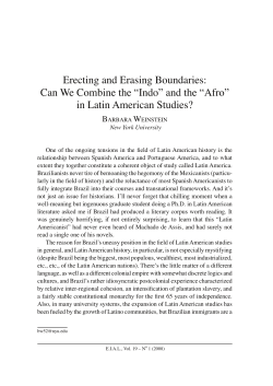 in Latin American Studies?