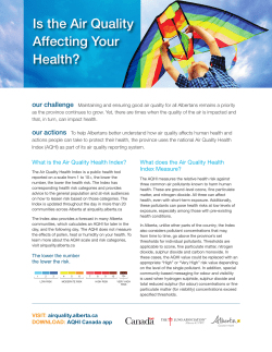 Is the Air Quality Affecting Your Health? Fact Sheet