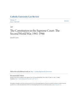 The Second World War, 1941-1946