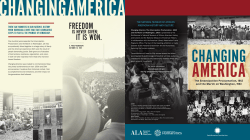 Changing America Exhibition Brochure