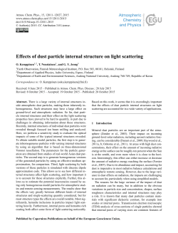 Effects of dust particle internal structure on light scattering