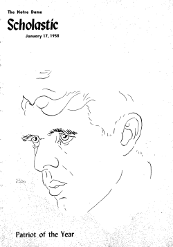 Notre Dame Scholastic, Vol. 99, No. 11