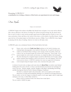 Dear Reader - Montana State University