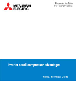 Inverter scroll compressor advantages