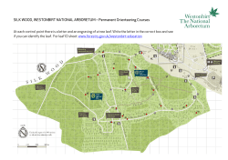 Orienteering site map