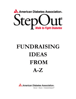 fundraising ideas from az - American Diabetes Association