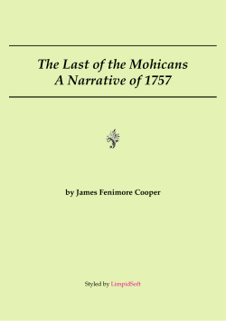 The Last of the Mohicans