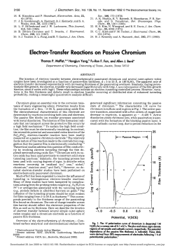 Electron-Transfer Reactions on Passive Chromium