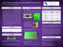 AnYmicrobial ProperYes of Isomers of Benzofuranylethanol