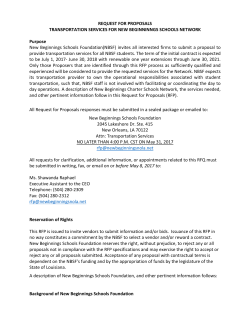 the full Request for Proposal document