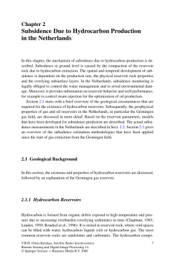 Subsidence Due to Hydrocarbon Production in the Netherlands