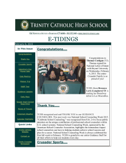 e-tidings - Trinity Catholic High School