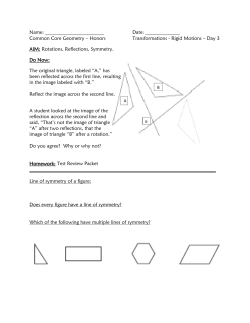 Honors Transformations - Rigid Motions &ndash; Day 3 AI