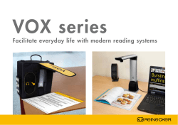 brochure VOX-Series