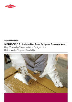 METHOCEL™ 311 - Dow Chemical