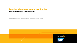 Running a business means running live. But what does