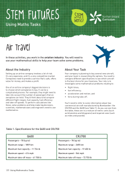 Air Travel - Curriculum