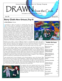 Spring 2015 - George Washington University Art Therapy