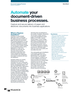 Automate your document-driven business processes.