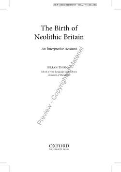The Birth of Neolithic Britain - Beck-Shop