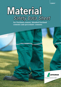 Material Safety Data Sheet