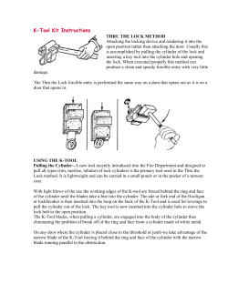 K-Tool Kit Instructions