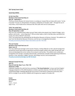 2017 Spring Events Guide Upcoming Exhibits As