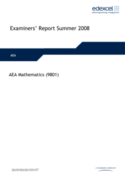 Examiner report - 9801 - June 2008