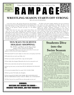 rampage issue 16 WEDNESDAY NOVEMBER 30 2016 PDF