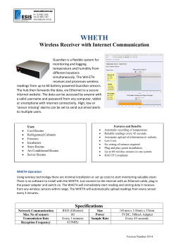 Data on WHETH