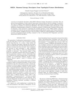 SHED: Shannon Entropy Descriptors from