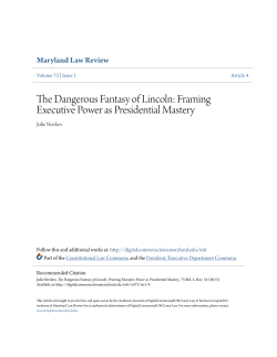 The Dangerous Fantasy of Lincoln