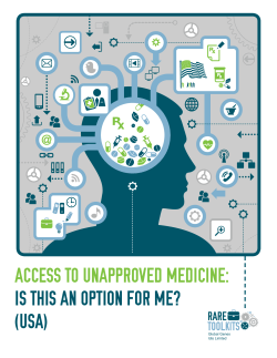 Access to UnApproved Medicine: is this An option for