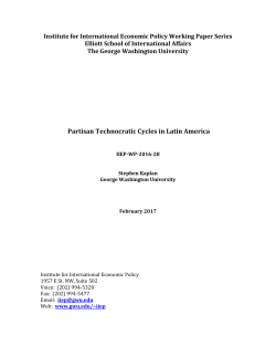 Partisan Technocratic Cycles in Latin America