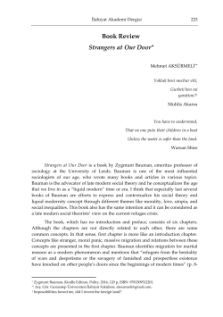 Book Review Strangers at Our Door