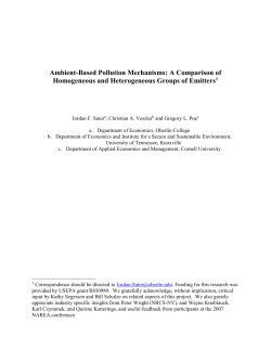 Ambient-Based Pollution Mechanisms: A Comparison of