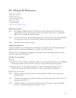 Michael R Whitenton CV 04.12.2016